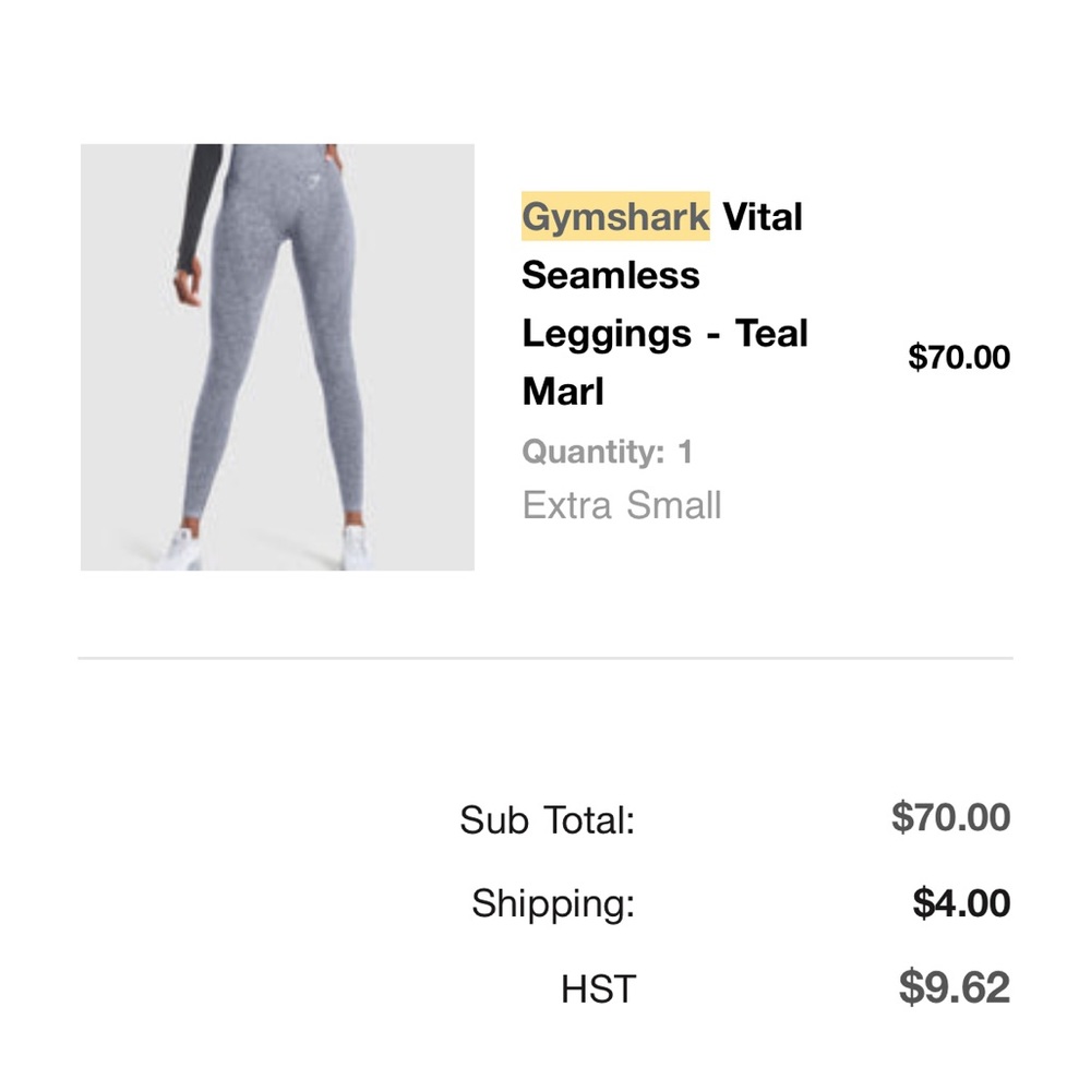 Gymshark leggings Vital Seamless leggings